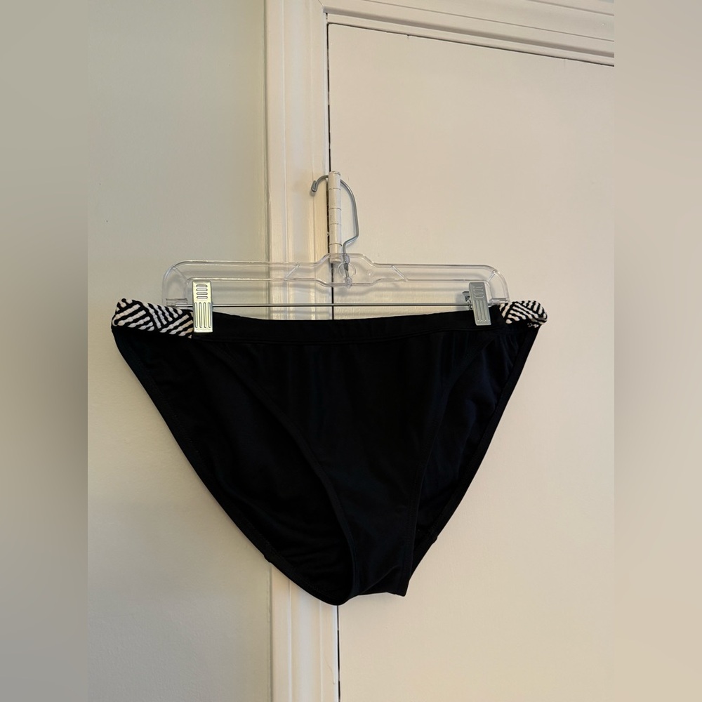 Black Halter Swimsuit with Braided Strap - Picture 6 of 7